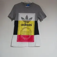 adidas カラフルロゴTシャツ Mサイズ