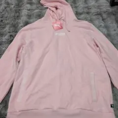 PUMA プーマ パーカー ピンク メンズ　Lサイズのサムネイル