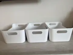 IKEA 収納ケース　3個セット　白　ヴァリエラ