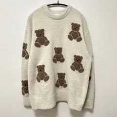 gelato pique ベアジャガードプルオーバー ベージュ ONE SIZE