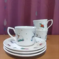 コーヒーカップ＆ソーサー　3客