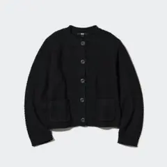 UNIQLO レディース ニットショートジャケット