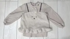 100)プティマイン　【miffy】ビスチェドッキングT 長袖　アイボリー