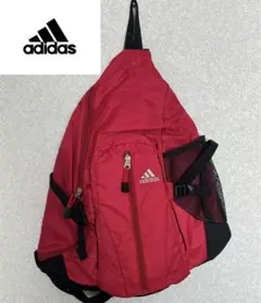 【新品】adidas スリングバッグ 赤
