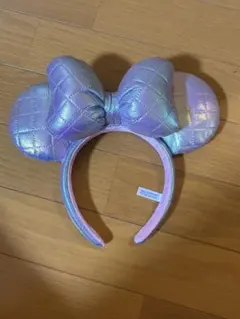 ミニーマウス耳カチューシャ パープル