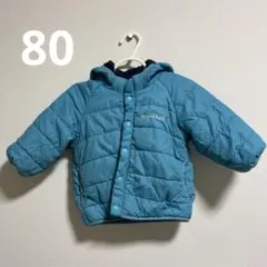 モンベル mont-bell アウター ベビー　80cm リバーシブル ブルー