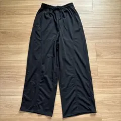 【新品】しまむら　スウェットパンツ　ブラック　ラメ入り　サイズＬ