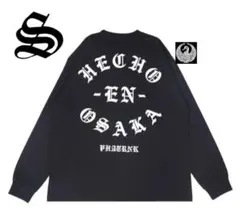 【PHATRNK✙ファットランク】 OSAKAロゴ ロンT S 黒のサムネイル