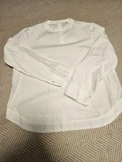 無印良品　ブラウス　洗いざらしブロードブラウス　L