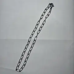 シルバー ステンレススチール リンクチェーンネックレス