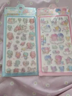 キキララジュエリードロップシール2シートセット