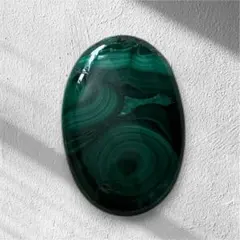 マラカイト カボション ネックレス 天然石 魔除け パワーストーン