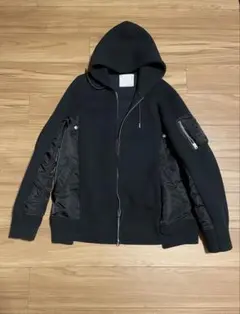 sacai サカイ スポンジスウェット パーカー フーディー