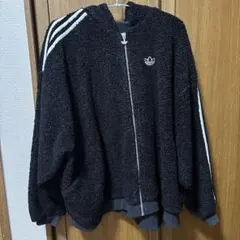 adidas ボアジャケット M 黒