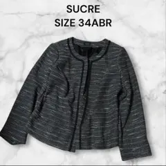 SUCRE ノーカラージャケット 34ABRのサムネイル