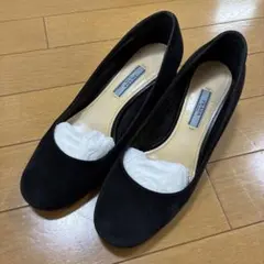 PRADA スエード パンプス ブラック 37のサムネイル