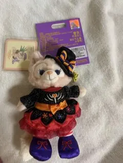 海外ディズニー限定　ハロウィン　2022　リーナベル　ぬいぐるみキーチェーン　♡