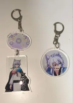カラフルピーチ　からぴち　どぬくさん 桃祭り　だるま　キーホルダー　2点セット