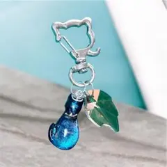 大人かわいい黒猫ちゃんキーホルダー　チャーム