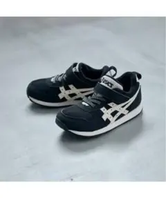 asics ブラック スニーカー ベルクロ
