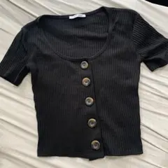 ZARA 半袖リブ