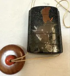 阿波踊り蒔絵　印籠 阿波踊り蒔絵 印籠