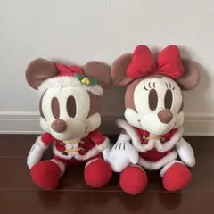 ミッキー・ミニー クリスマスぬいぐるみセット