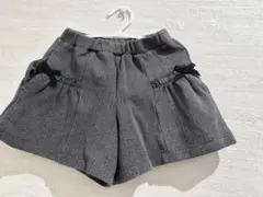 べべ グレー キュロット 短パン110cm