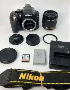 Nikon　D5300 純正ズームレンズ 充電器セット!!美品 Nikon D5300 本体 レンズ バッテリー 充電器セット - メルカリ