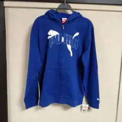 新品PUMA フルジップ パーカー 青
