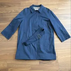 Aquascutum ネイビー トレンチコートのサムネイル