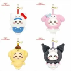 匿名発送／ちいかわ×サンリオキャラクターズ Kiramekko ハチワレ　うさぎ