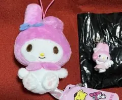 キャラクターズ マイメロディ マイメロ エンジェルスイング&ぬいぐるみストラップ