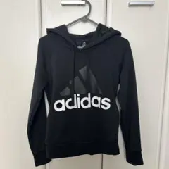 【処分価格】adidas ブラック フード付きパーカー M
