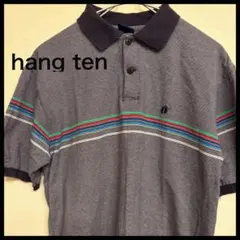 hang tenハンテン半袖ポロシャツ　ボーダーのサムネイル