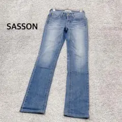 ＝【SASSON】サッソーン デニム スキニー 24のサムネイル