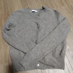 ZARA 　厚手　カーディガン ベージュ　100%カシミヤ