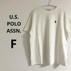 ユーエスポロアッスン メンズ 半袖Tシャツ ロゴT シンプル オーバーサイズ