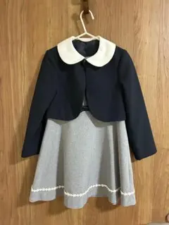 【美品】フォーマルワンピース_ジャケット +ワンピース セット_120