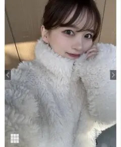 GRL グレイル　シープファーショート丈ブルゾン　on270