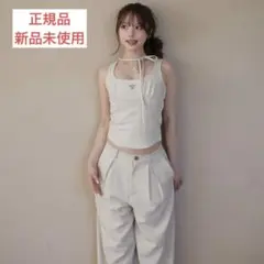 andmary Donna ribbon pants set up 新品未使用