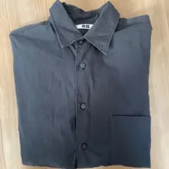 UNIQLO U 長袖シャツ Lサイズ ダークグレー