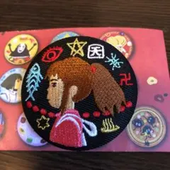 千と千尋の神隠し どんぐり共和国 刺繍ブローチ