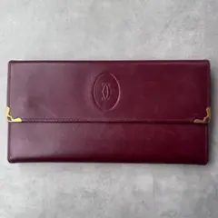 Cartier マストライン がま口 レザー三つ折り長財布 パスポート入れのサムネイル