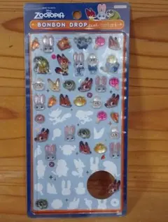 【正規品】ズートピア ボンボンドロップシール ミニ　36個