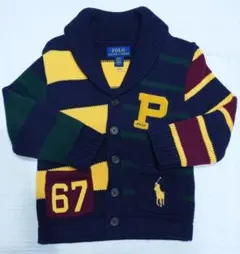 Ralph Lauren★綿100%ニットカーディガン2T(約80~90cm)