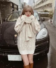 ダーリッチ Dパターンストール ノベルティ マフラー