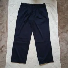 Eddie Bauer チノパン W36 ネイビー 2タック