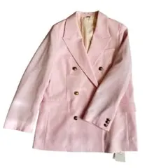 1点のみ新品ミラオーウェン　テーラードジャケット金釦ダブルブレストロングブレザー