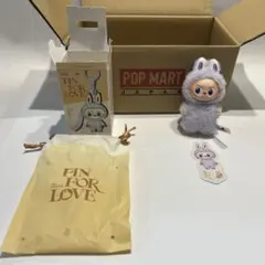 PIN FOR LOVE ラブブ イニシャル ぬいぐるみ ペンダント E